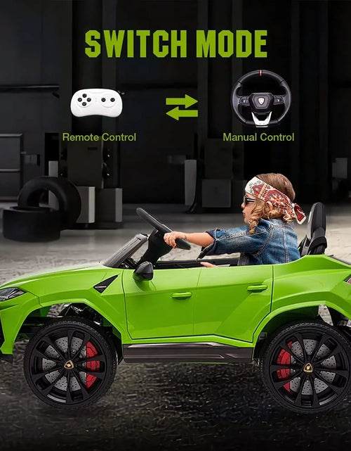 Load image into Gallery viewer, Lamborghini Urus 12V Electric Powered Ride on Car Toys for Girls Boys, Pink Kids Electric Vehicles Ride on Toys with Remote Control, Foot Pedal, MP3 Player and LED Headlights, CL61
