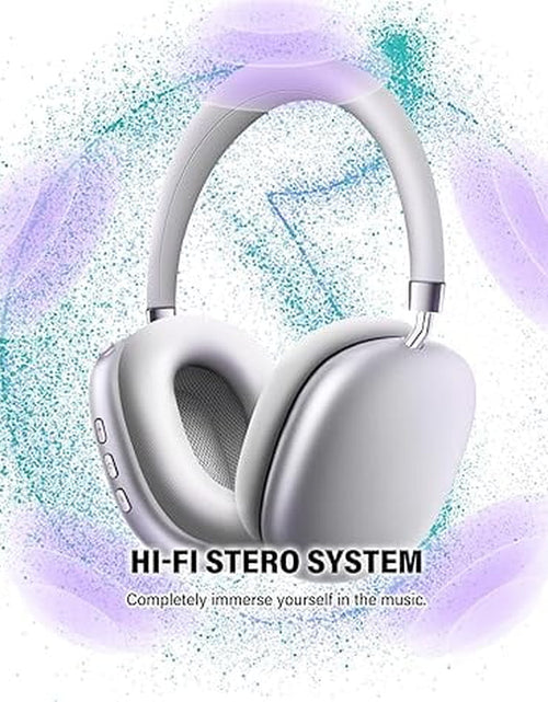 Load image into Gallery viewer, Pro Wireless Headphones Bluetooth,Active Noise Canceling over Ear Headphones with Microphones Hifi Audio Headset for Ios/Android-Silver
