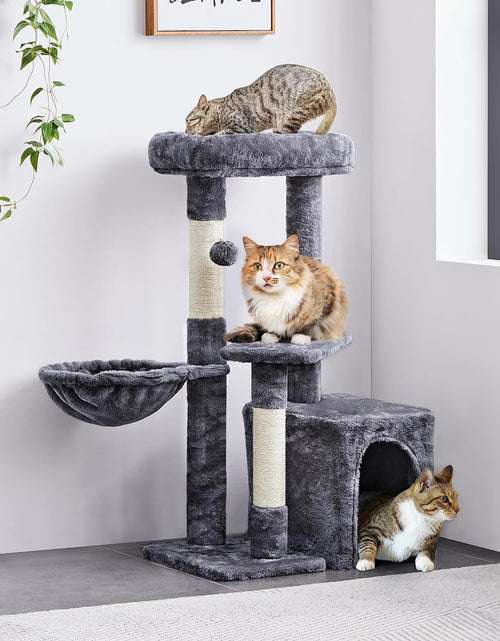 Load image into Gallery viewer, Cat Tree 33In Cat Tower, Multi-Level Cat Condo with Extra Scratch Boards and Sisal Posts as Kitty Activity Center
