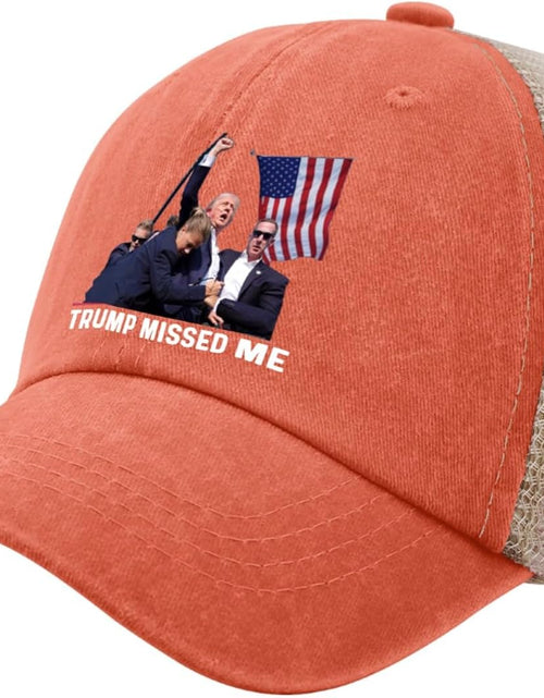 Load image into Gallery viewer, Trump Missed Me Hat Trucker Hat Men Funny Baseball Hats Funny Gifts
