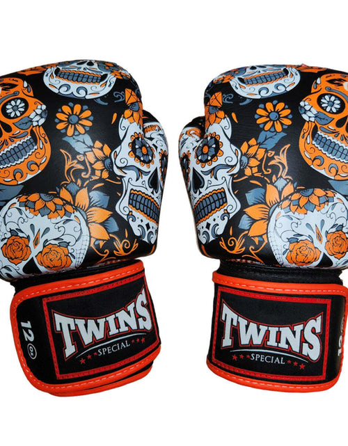 Load image into Gallery viewer, Boxing Gloves Twins Special FBGV-53 Orange Fancy
