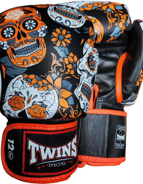 Load image into Gallery viewer, Boxing Gloves Twins Special FBGV-53 Orange Fancy
