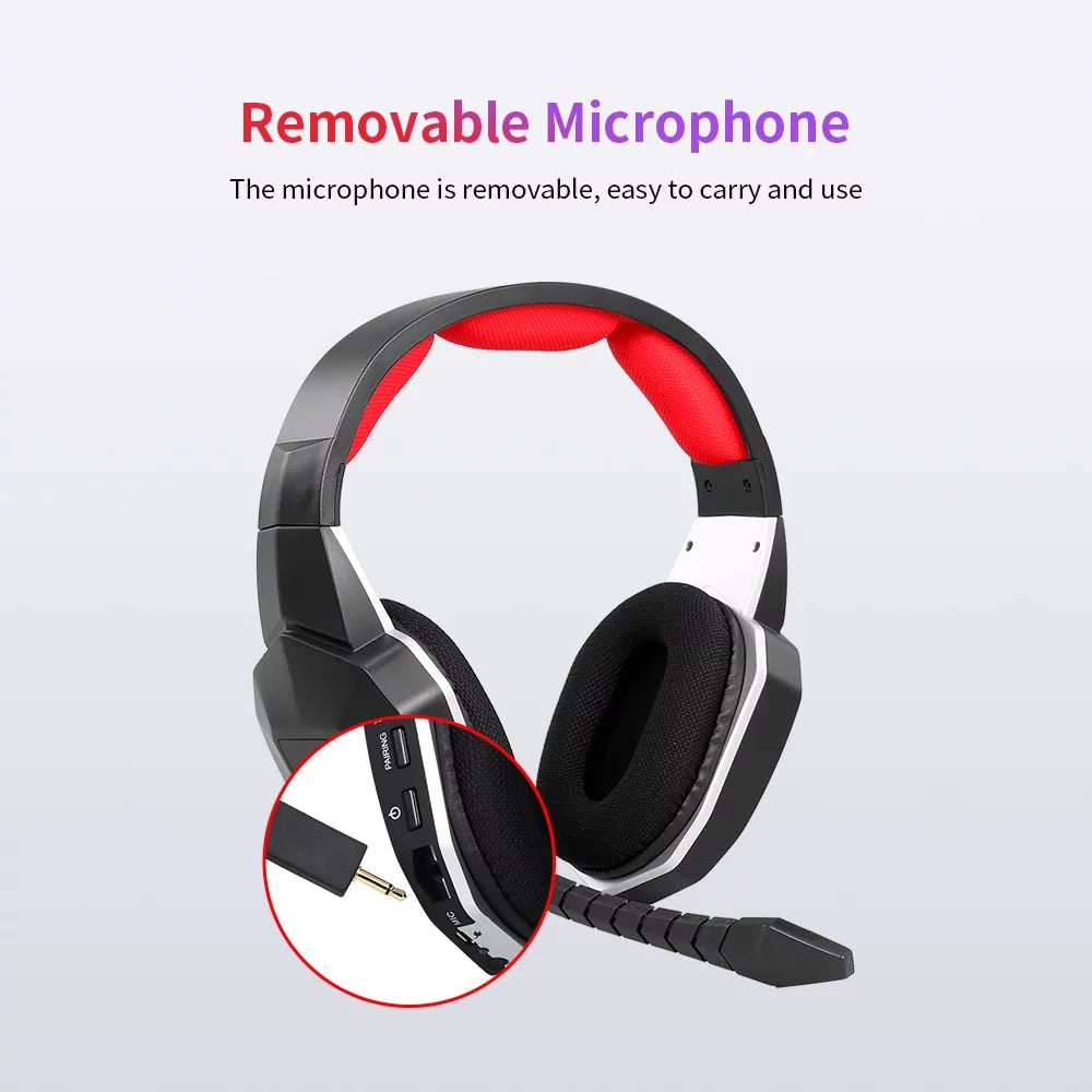 -N9U Wireless Gaming Headset 2.4Ghz Optical Gaming Headphone Virtual 7.1 Channel Surround Sound Gaming Headset for /PC/