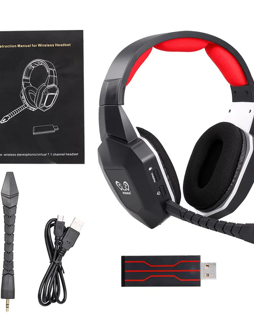 Load image into Gallery viewer, -N9U Wireless Gaming Headset 2.4Ghz Optical Gaming Headphone Virtual 7.1 Channel Surround Sound Gaming Headset for /PC/
