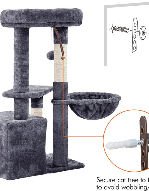 Load image into Gallery viewer, Cat Tree 33In Cat Tower, Multi-Level Cat Condo with Extra Scratch Boards and Sisal Posts as Kitty Activity Center
