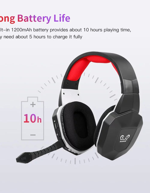 Load image into Gallery viewer, -N9U Wireless Gaming Headset 2.4Ghz Optical Gaming Headphone Virtual 7.1 Channel Surround Sound Gaming Headset for /PC/
